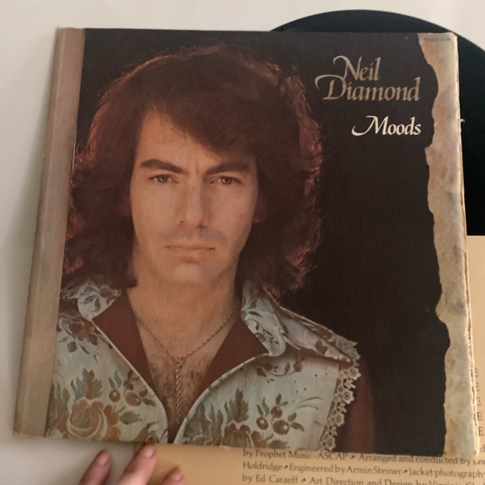 Neil Diamonds Moods record/LP